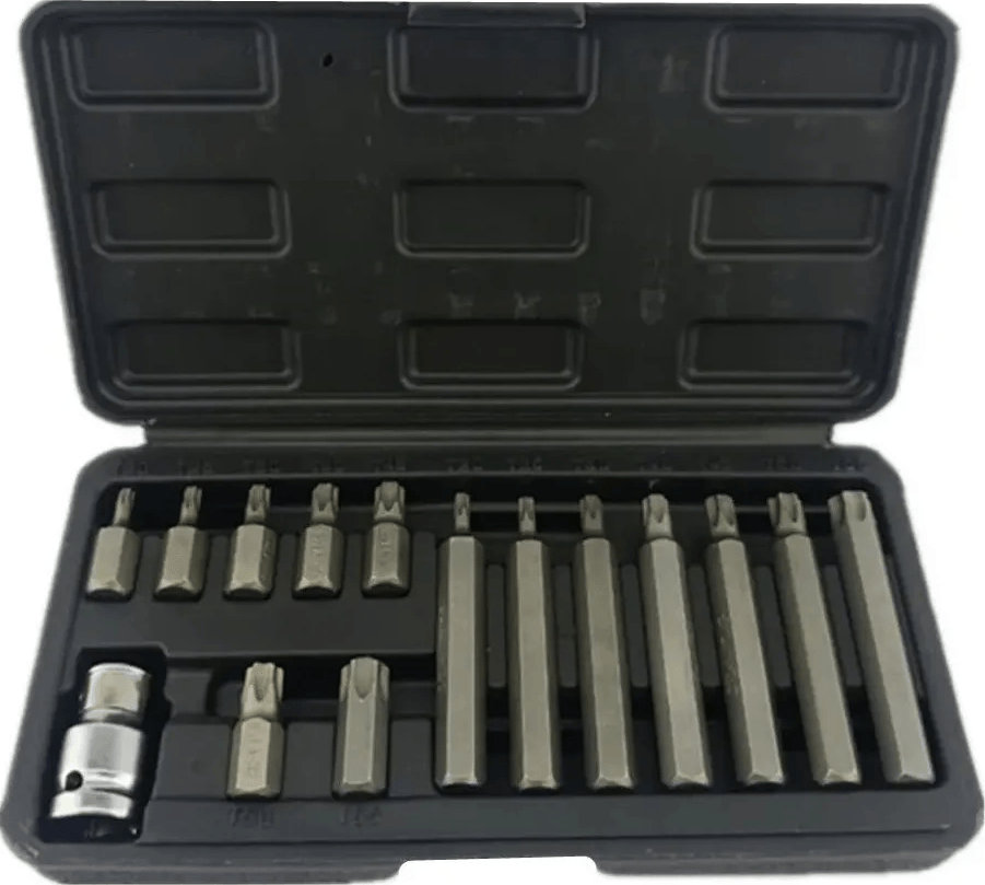 Juego De Puntas Estrella Torx 15 Piezas Makawa