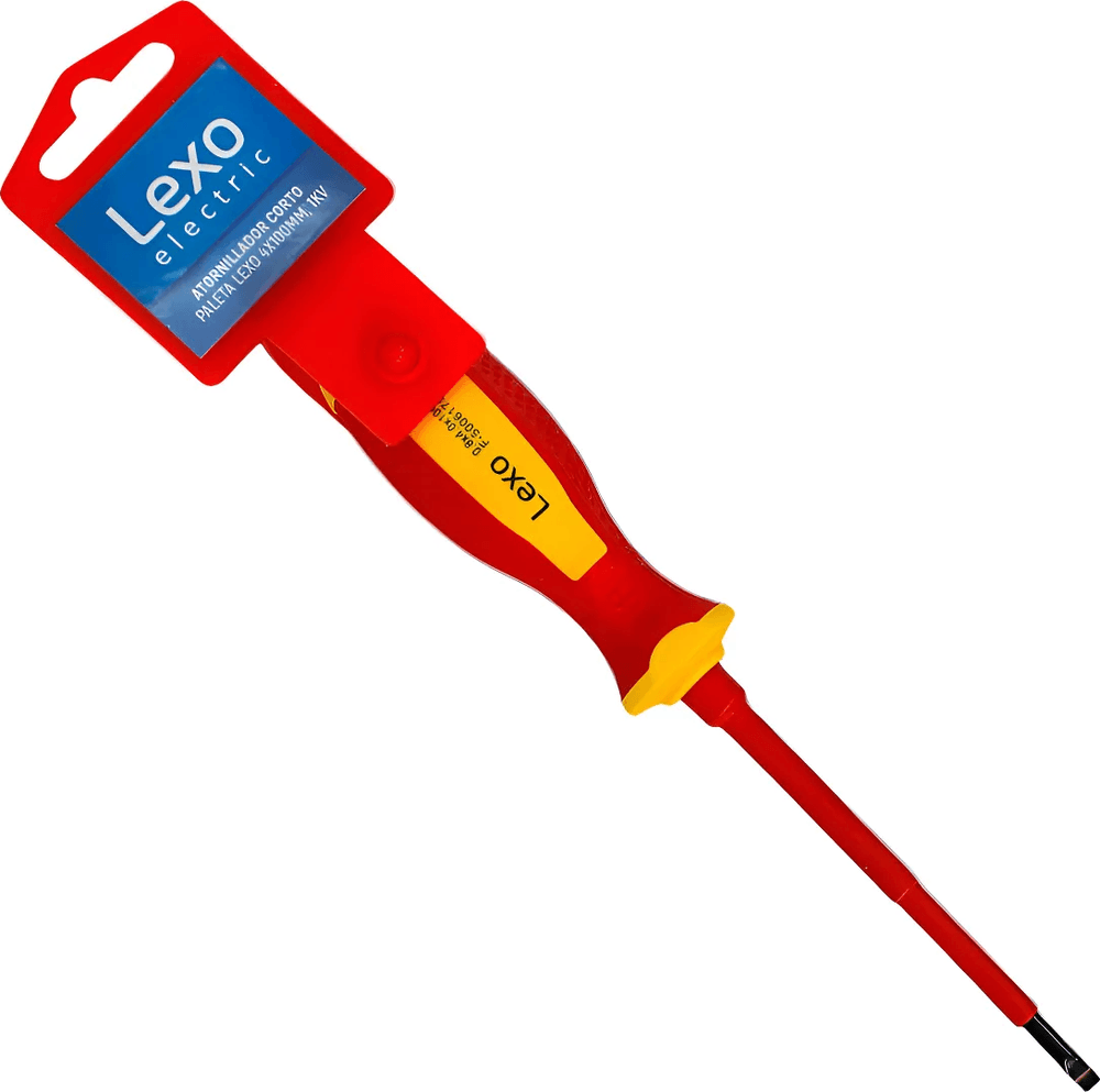 Atornillador Aislado Corto Paleta 4x100mm 1000v Lexo Variante