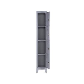 Lockers 4 puerta M1-04 PTC gris Maletek