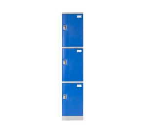 Locker plástico LP1-03 Les 3 puertas azul Maletek