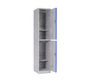 Locker plástico LP1-02 Les 2 puertas azul Maletek