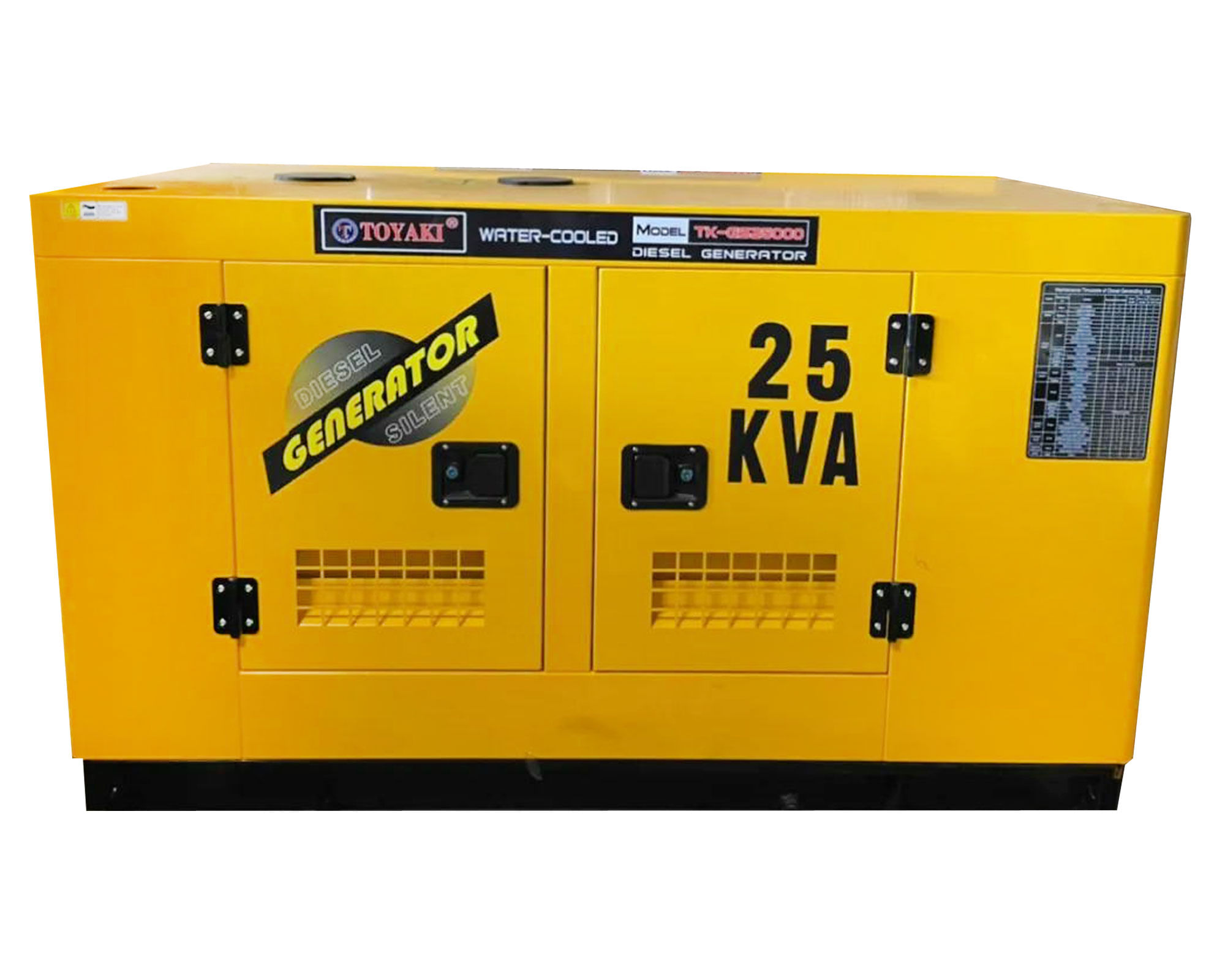 Generador a gasolina 26 Kva amarilloTK-GS25000 Toyaki