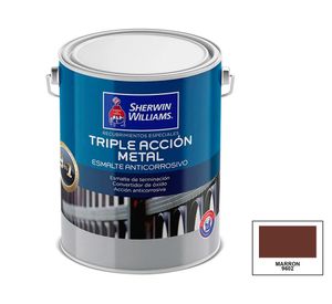 Esmalte anticorrosivo 1 galón Triple acción satín Sherwin Williams
