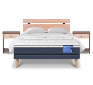 Cama europea 2 plazas + set Olmo + plumón + almohada Cic