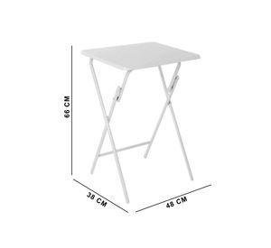 Mesa juvenil Básico blanco 66x48x38 cm