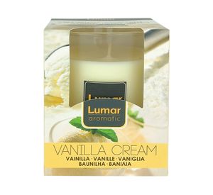 Vela 8.6 cm vidrio Vanilla Cream