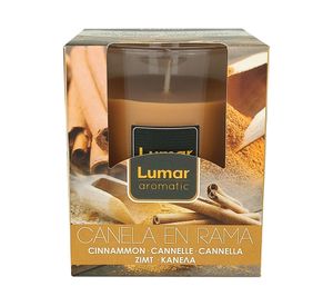 Vela 8.6 cm vidrio Canela en Rama