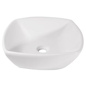 Lavamanos sobreponer 42x42 cm blanco Vessanti