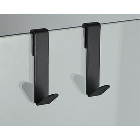 Percha 2 unidades Asis negro