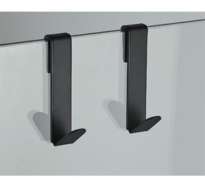 Percha 2 unidades Asis negro