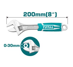 Llave francesa 200 mm THT101086