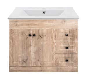 Mueble vanitorio 100 cm B100ph-w+p café