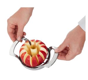 Cortador manzanas en gajos acero inoxidable