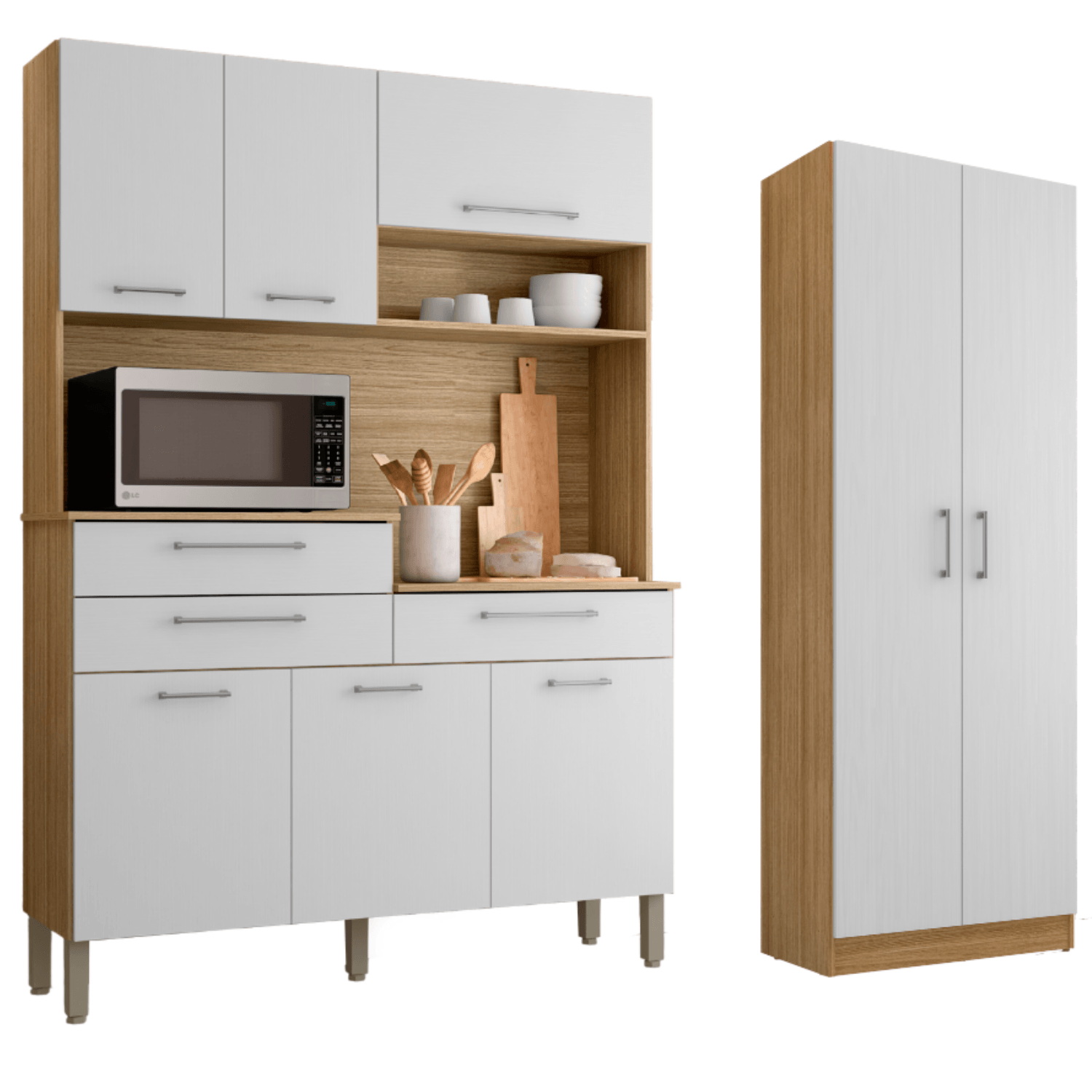 Movelaria Combo Kit 8 Puertas Kit Orion y Alacena K0820