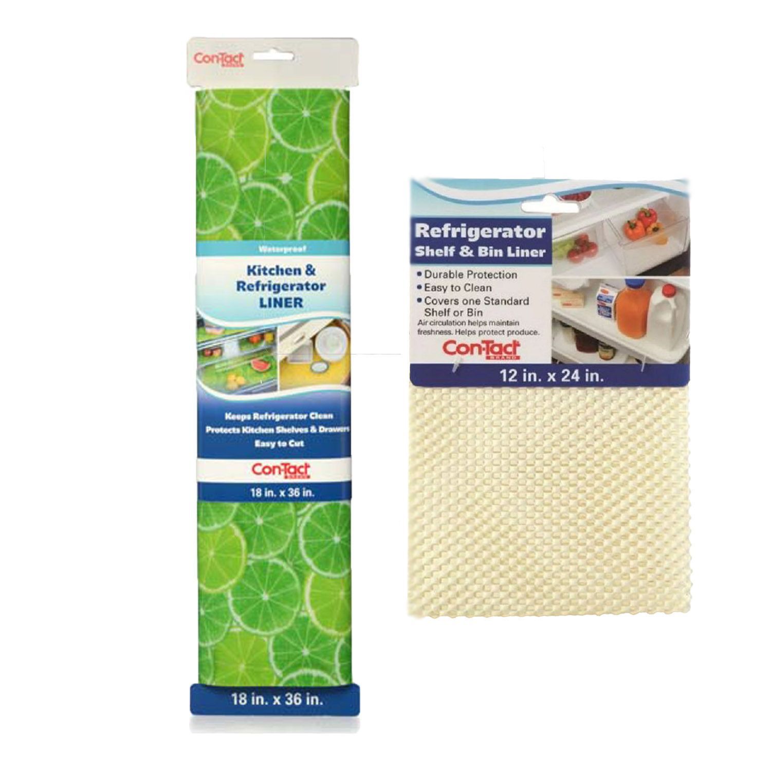Genérico Pack Revestimiento Vinílico Protector para Refrigerador Verde y Malla Blanca