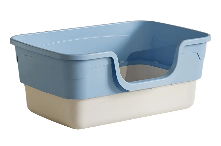 Arenero Abierto Baño Sanitario Para Gatos Con Pala