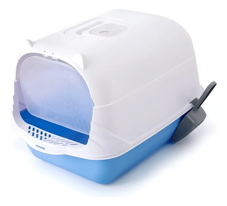 Arenero Cerrado Grande Para Gatos - Baño Sanitario Xl- Pala