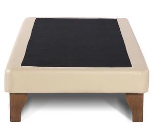 Base cama europea 1.5 plazas PU Zen beige