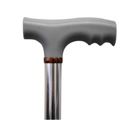 Bastón recto aluminio cromado