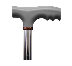 Bastón recto aluminio cromado