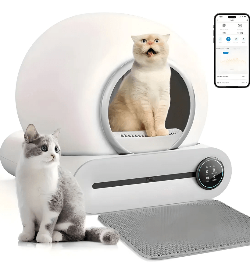 Arenero Robot Automático Para Gatos 2.0 Wifi Color Blanco Generac