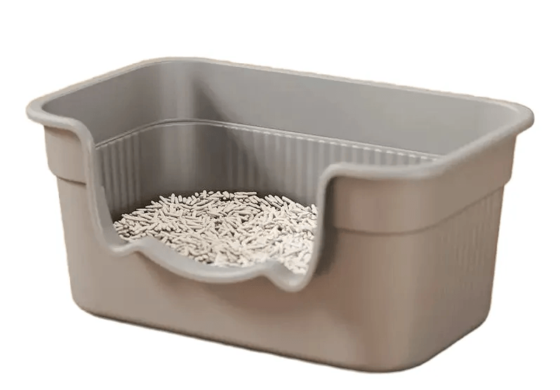Arenero Grande 50cm Bandeja Sanitaria De Gatos Con Pala Gris