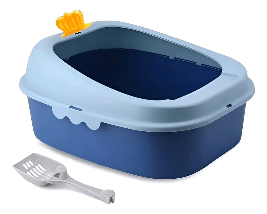 Arenero Para Gato Caja De Arena Para Gatos Arenero Gato Color Azul