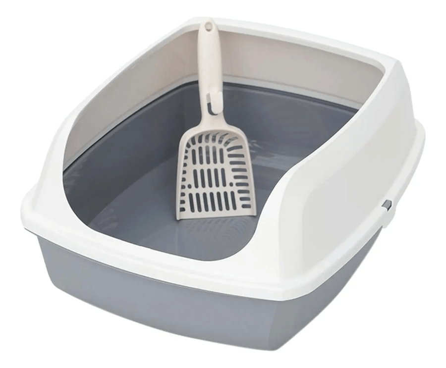 Arenero Grande Semicerrado Para Gatos Xl