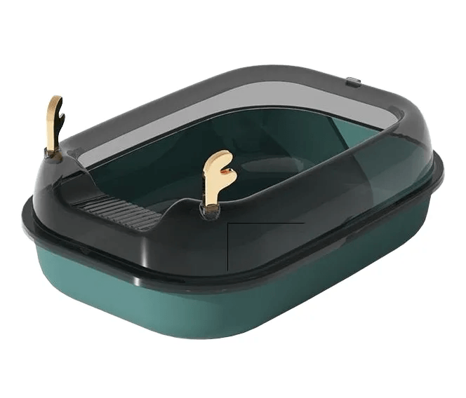 Arenero Grande 50cm Bandeja Sanitaria D Gato Con Pala Verde