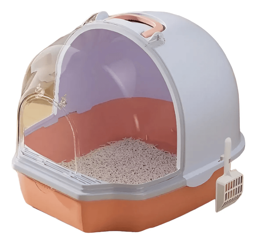 Bandeja Sanitaria De Gatos Baño De Mascotas Arenero Xxl Gris Claro