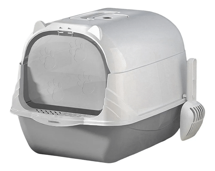 Arenero De Gatos Bandeja Sanitaria Xl Baño De Mascota Lindo