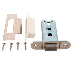 Cerradura embutir 301 acero inoxidable satinado