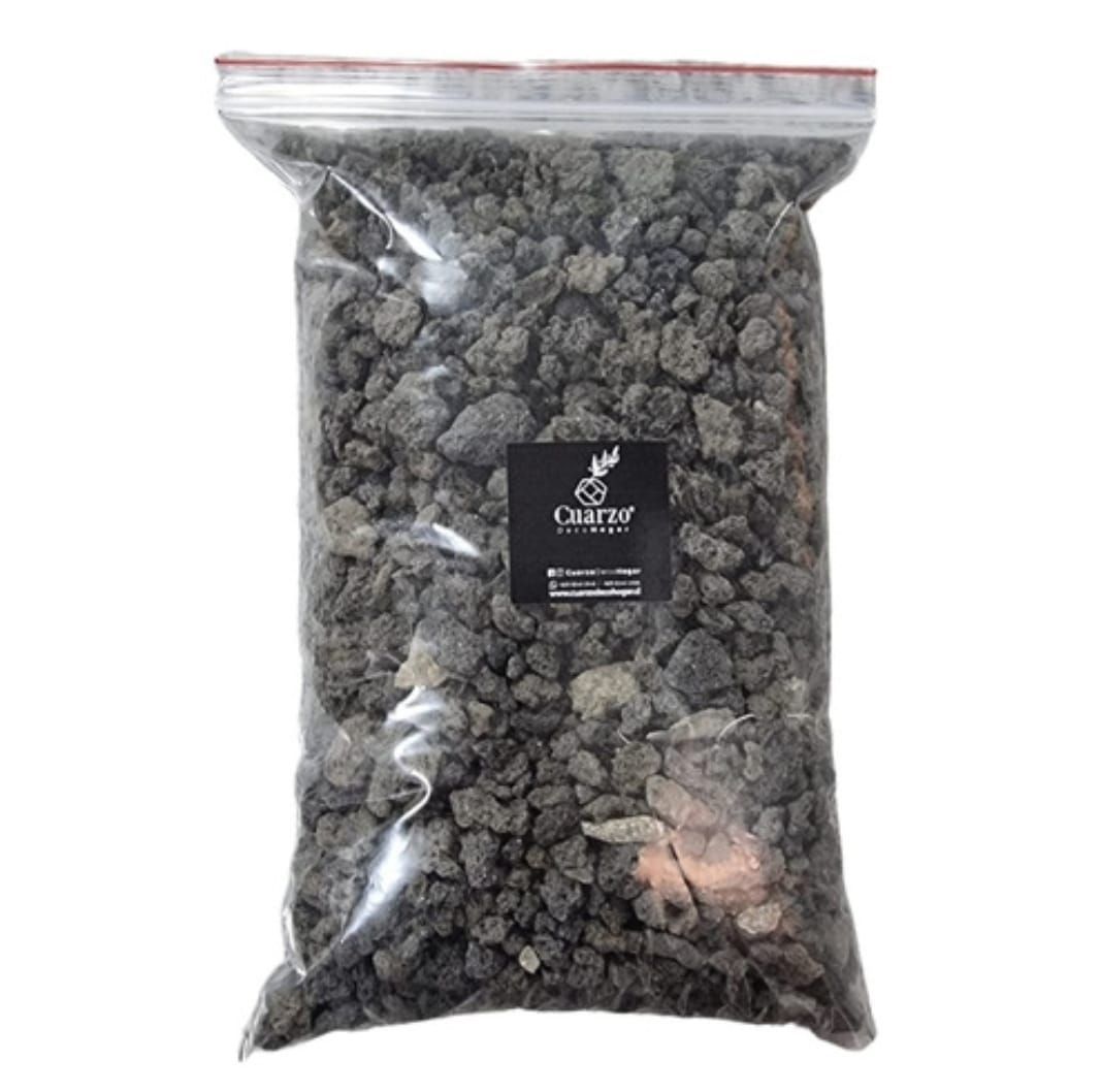 PIEDRA VOLCANICA. GRAVILLA. 1 LTS
