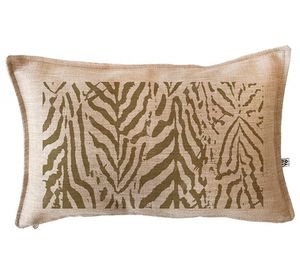 Cojín 50x30 cm Pitón oro arena