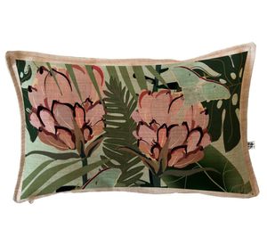 Cojín 50x30 cm Protea 2 crudo