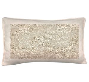 Cojín 50x30 cm Taupe 4 crudo