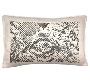 Cojín 50x30 cm Cobra gris crudo