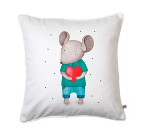 Cojín 45x45 cm Ratoncito blanco