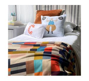 Cojín 45x45 cm Circo blanco