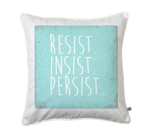 Cojín 45x45 cm Resist blanco