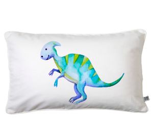 Cojín 50x30 cm Dinosaurio blanco