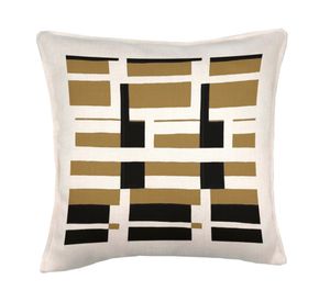 Cojín 45x45 cm Geométrico crudo