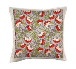 Cojín 45x45 cm Campanilla 2 crudo