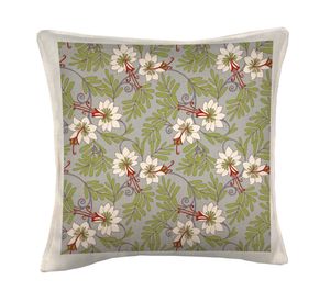 Cojín 45x45 cm Campanilla 3 crudo