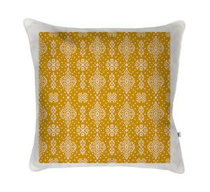 Cojín Batik mostaza 60x60 cm