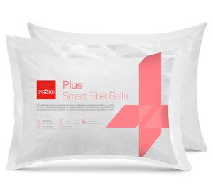 Set 2 lmohadas 50x70 cm Plus blanco