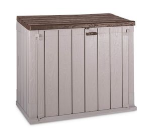 Bodega de jardín 087 gris taupe 129x74x111 cm