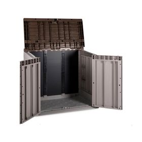 Bodega de jardín 087 gris taupe 129x74x111 cm