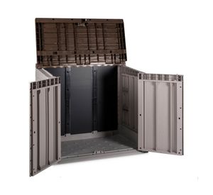 Bodega de jardín 087 gris taupe 129x74x111 cm
