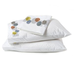 Juego de sábanas 2 plazas 200 hilos Luz de Luna blanco